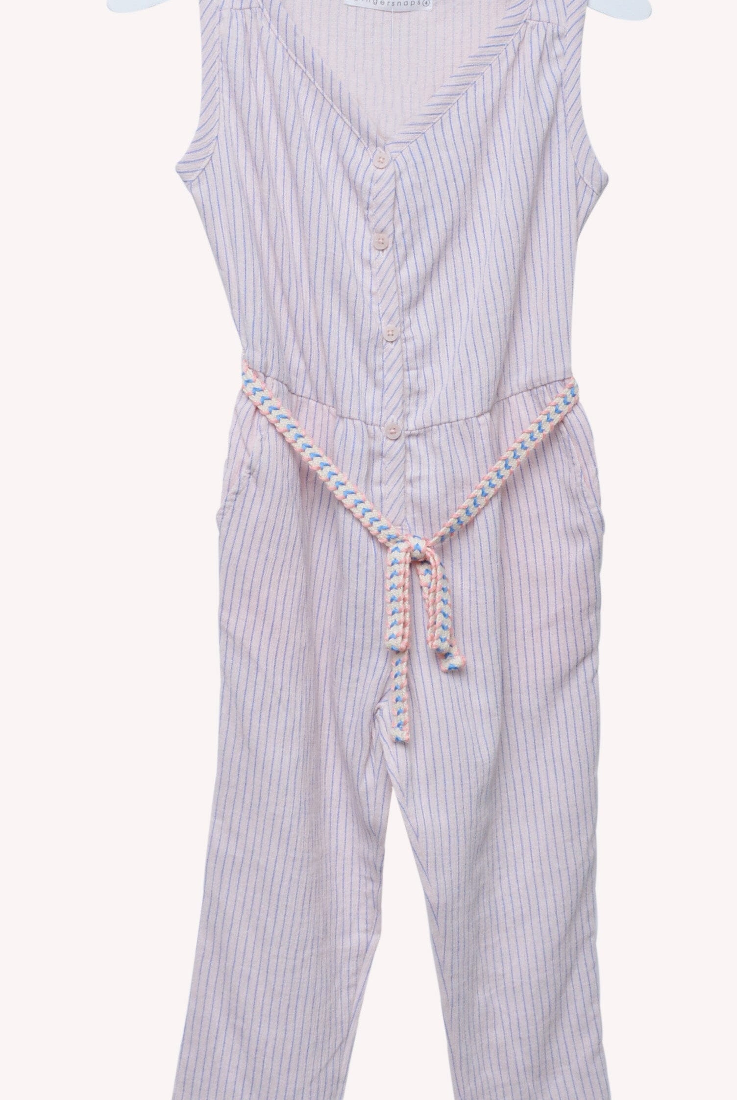 جينجرسنابس جمبسوت بناتي مخطط بالطول كت الوردي والأزرق