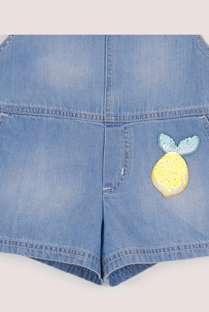 جينجرسنابس سالوبيت جينز حمالات أطفال بناتي أزرق/سط