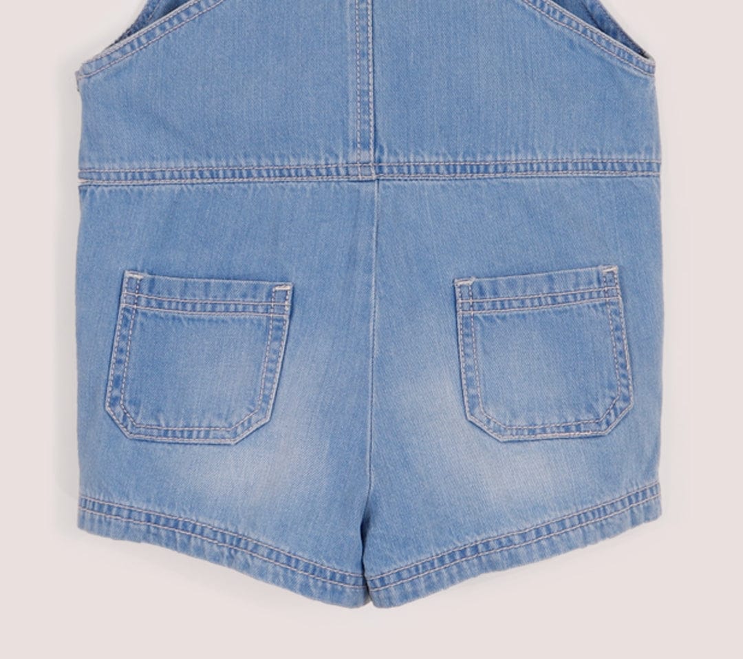 جينجرسنابس سالوبيت جينز حمالات أطفال بناتي أزرق/سط