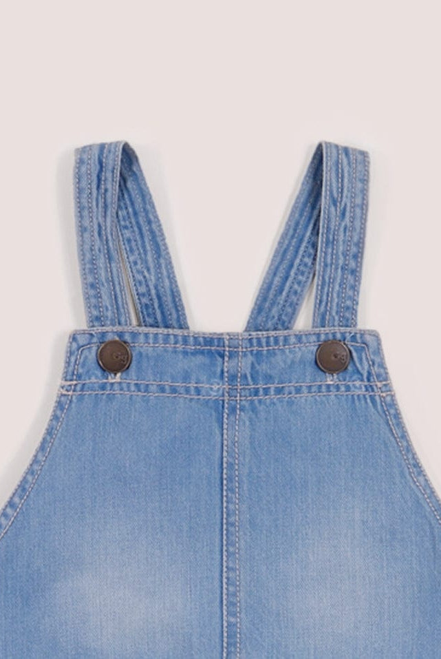 جينجرسنابس سالوبيت جينز حمالات أطفال بناتي أزرق/سط