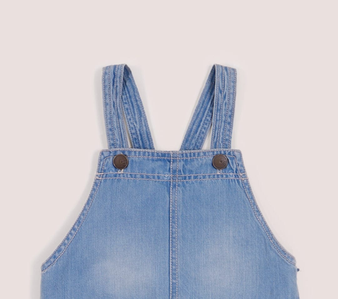 جينجرسنابس سالوبيت جينز حمالات أطفال بناتي أزرق/سط