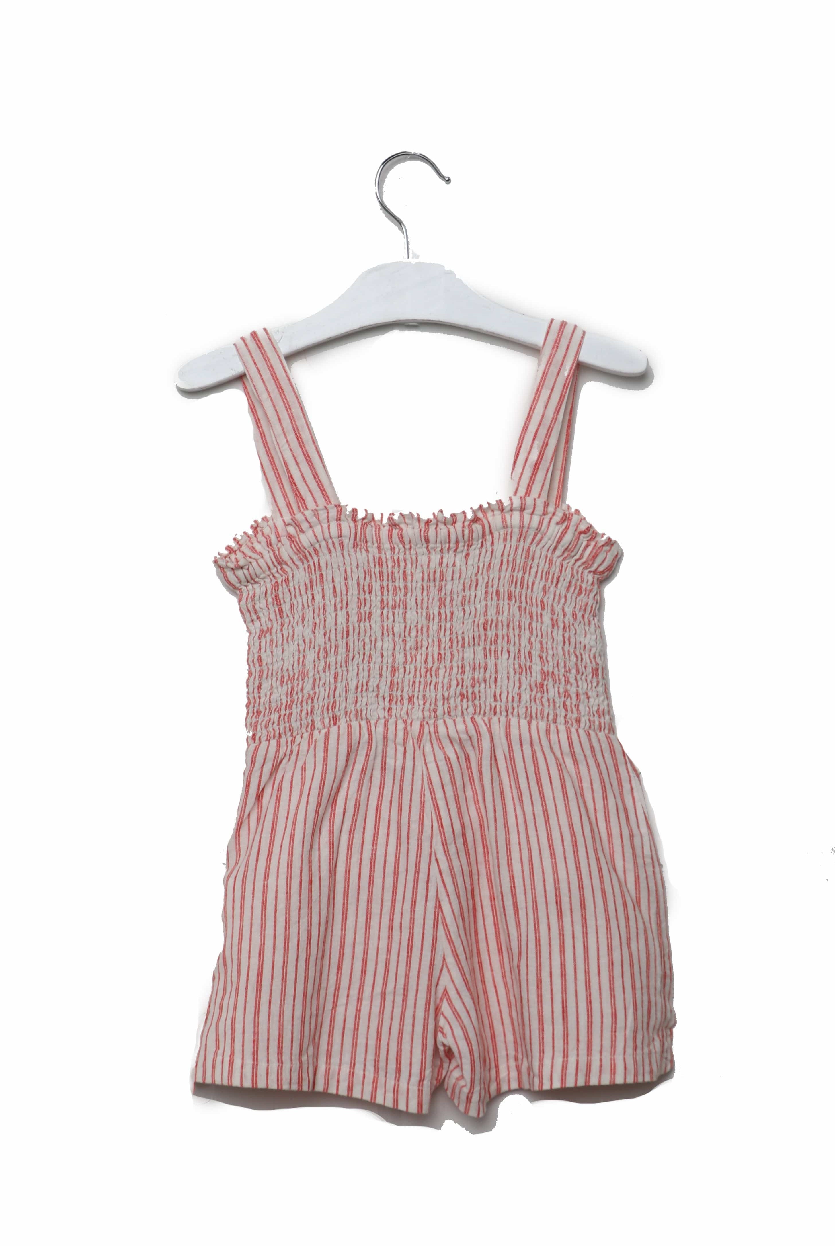 جينجرسنابس جمبسوت مخطط بالطول حمالات عريضة بناتي أحمر