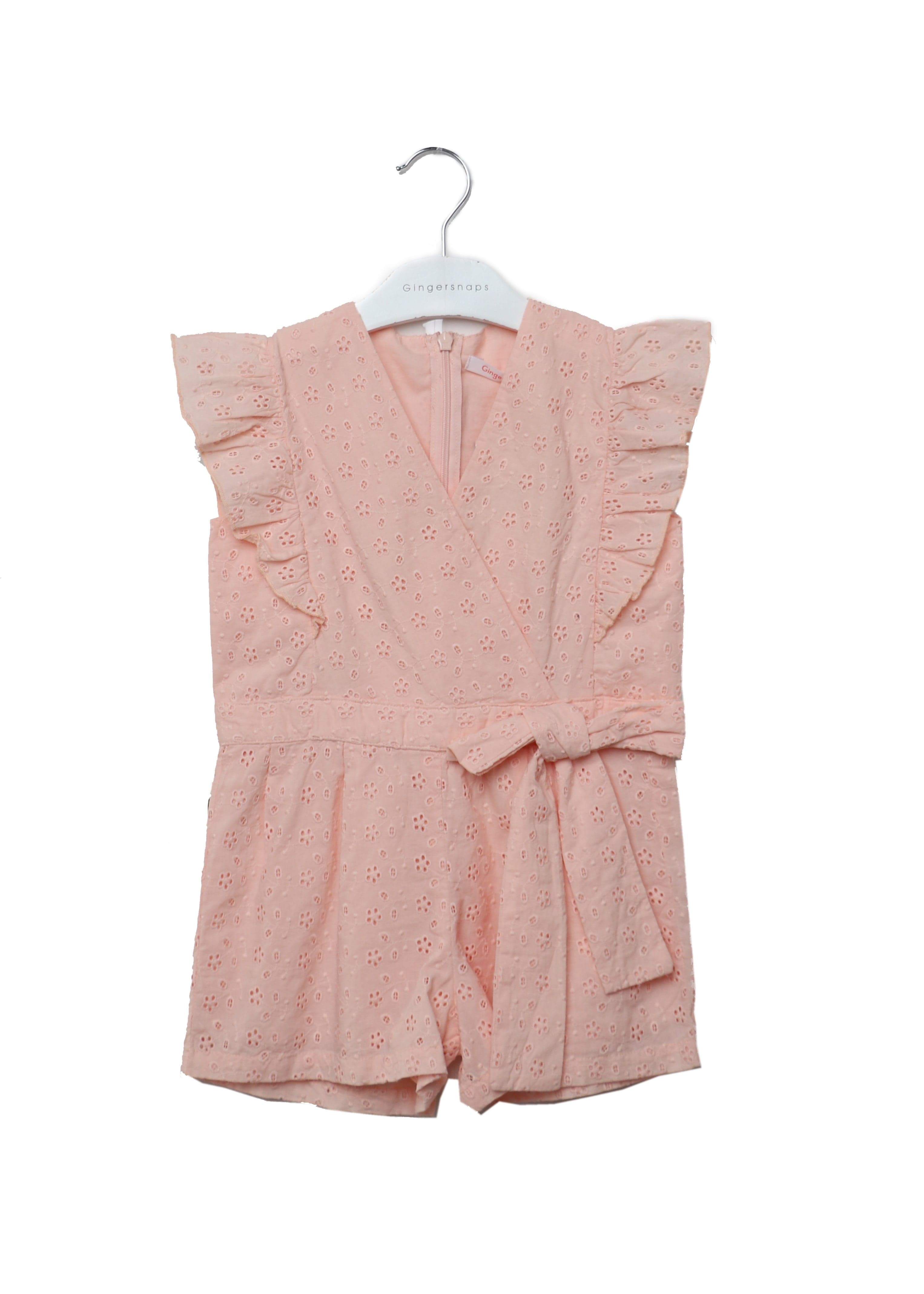 جينجرسنابس جمبسوت بناتي مخرم قصير برباط احمر سحابي