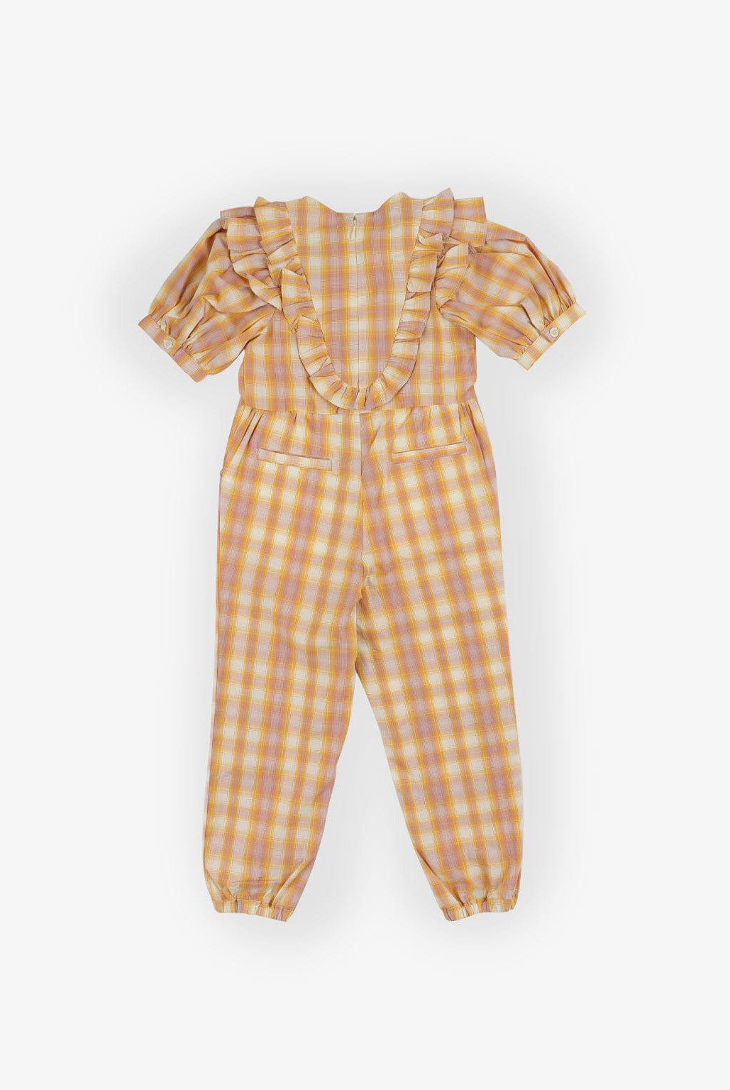 جينجرسنابس جمبسوت مربعات مخصر بنطلون طويل نص كم بف بناتي متعدد الألوان