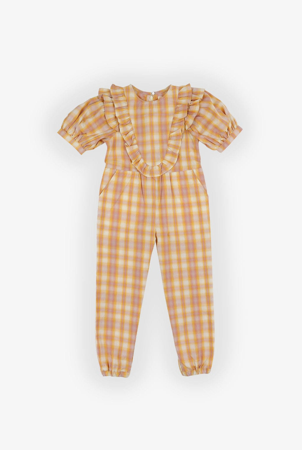 جينجرسنابس جمبسوت مربعات مخصر بنطلون طويل نص كم بف بناتي متعدد الألوان