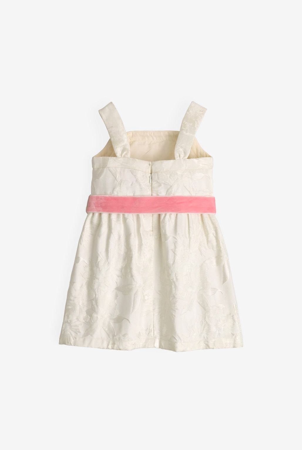 جينجرسنابس فستان بناتي لامع حمالات عريضة كريمي