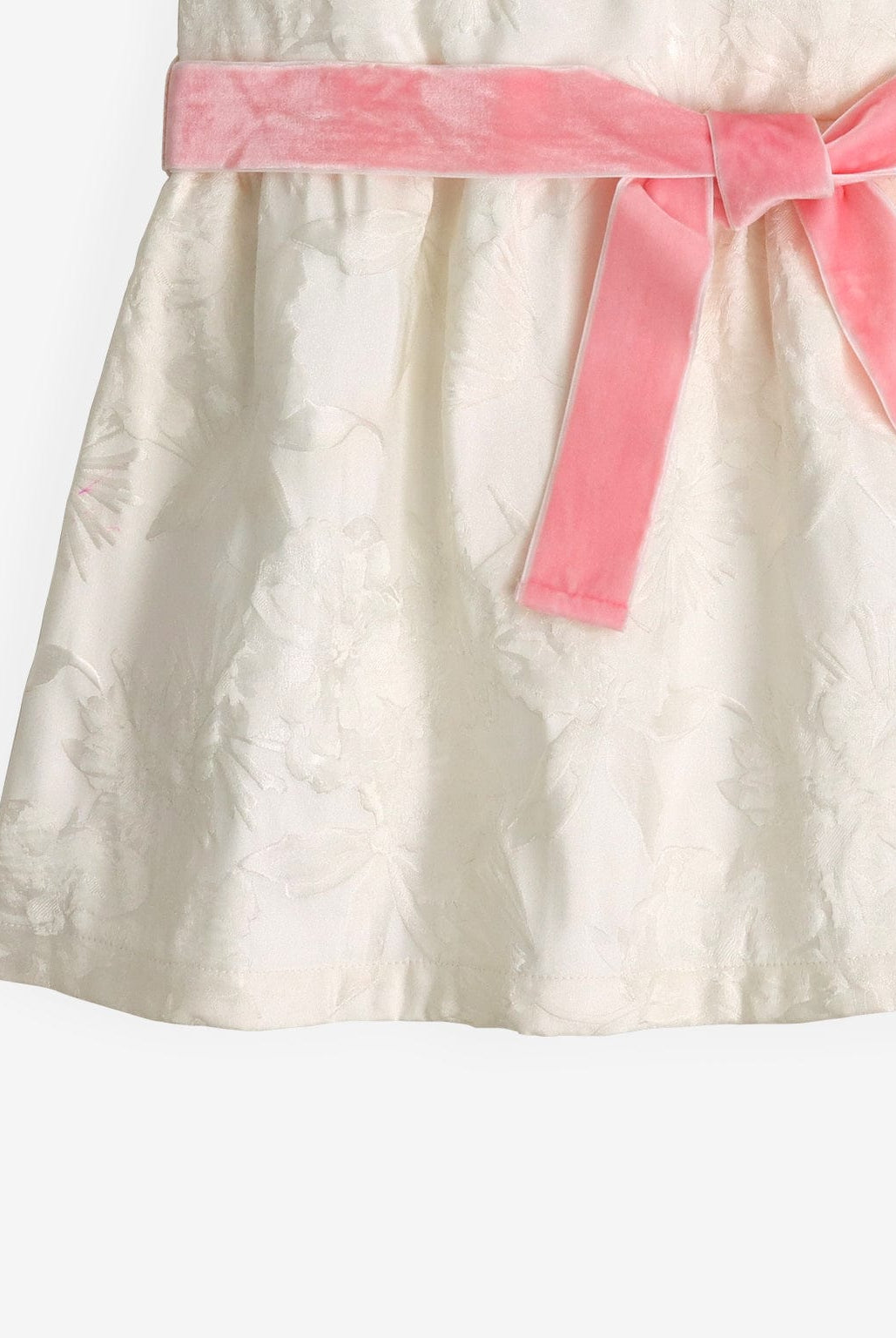 جينجرسنابس فستان بناتي لامع حمالات عريضة كريمي