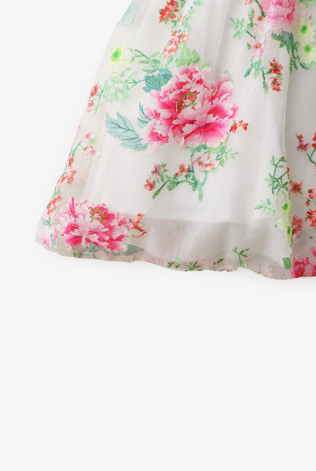 جينجرسنابس فستان مورد بفيونكة على الخصر نص كم بناتي متعدد الألوان