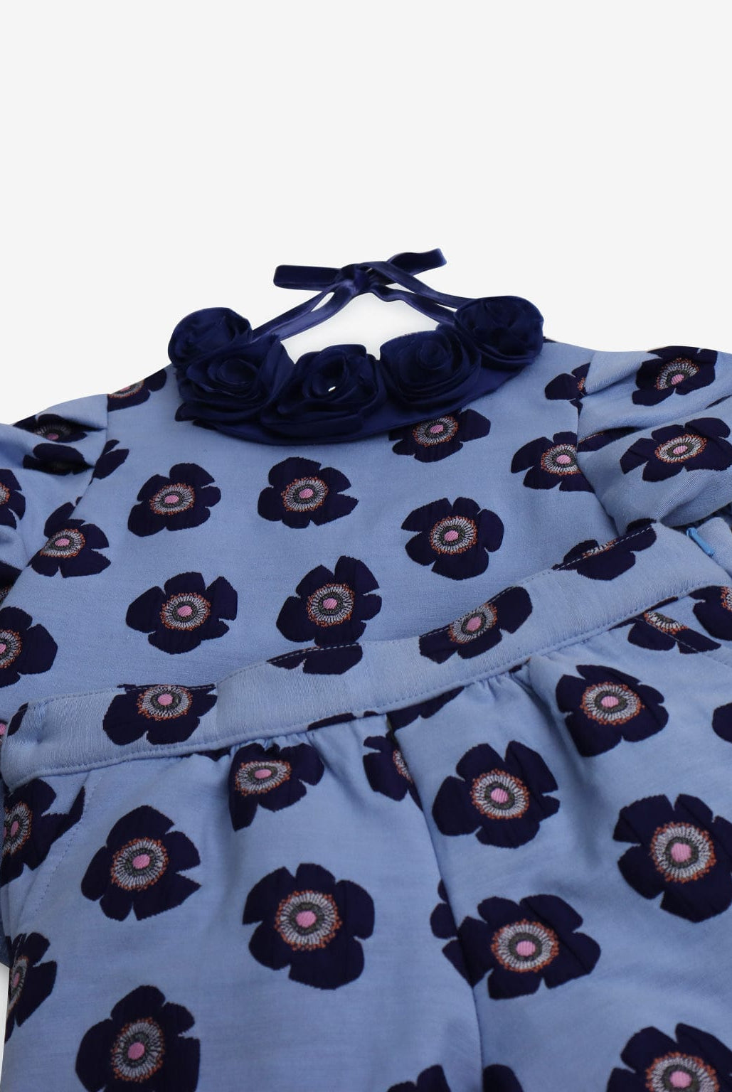 جينجرسنابس طقم شورت بناتي مورد وتيشيرت نص كم بف متعدد الألوان