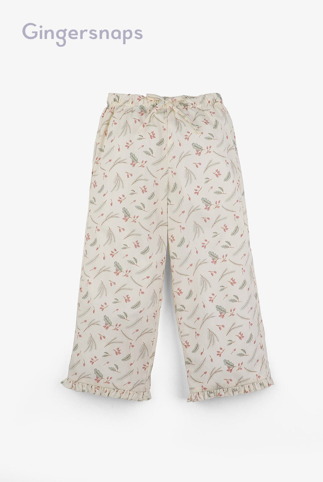 جينجرسنابس بيجامة نوم بناتي مشجرة بكرانيش خفيفة متعدد الألوان