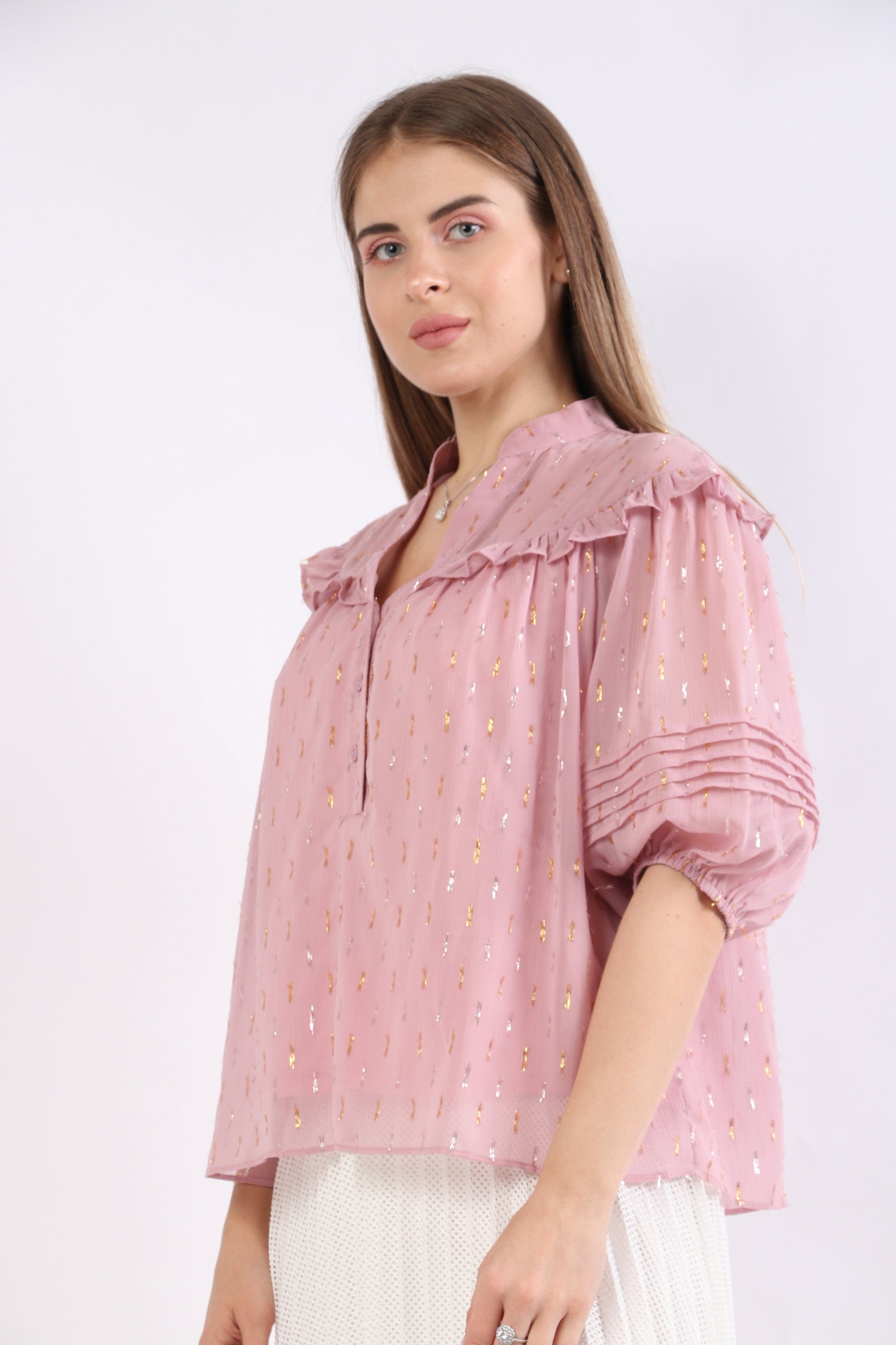 نتشي بلوزة سواريه نسائية سادة