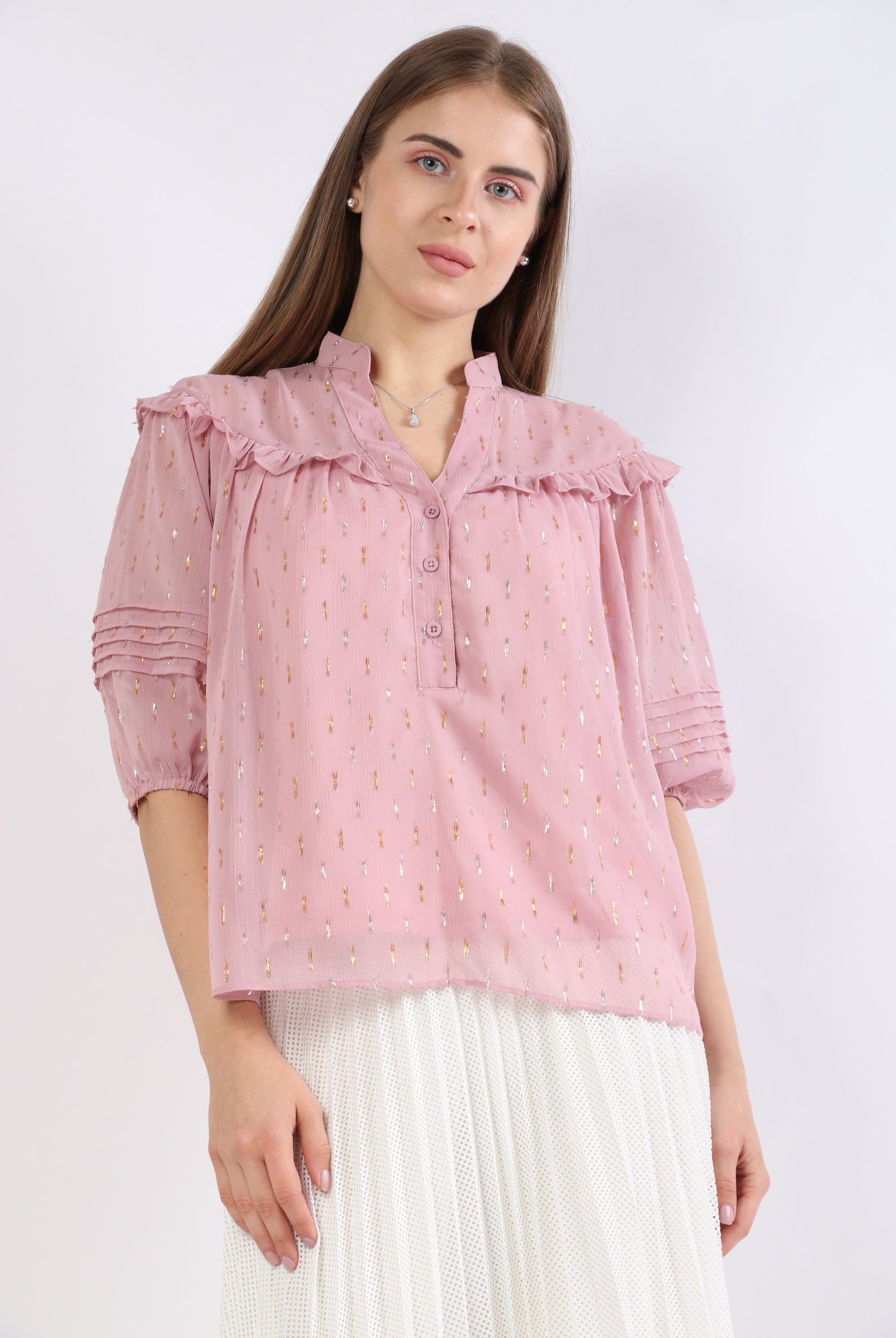 نتشي بلوزة سواريه نسائية سادة