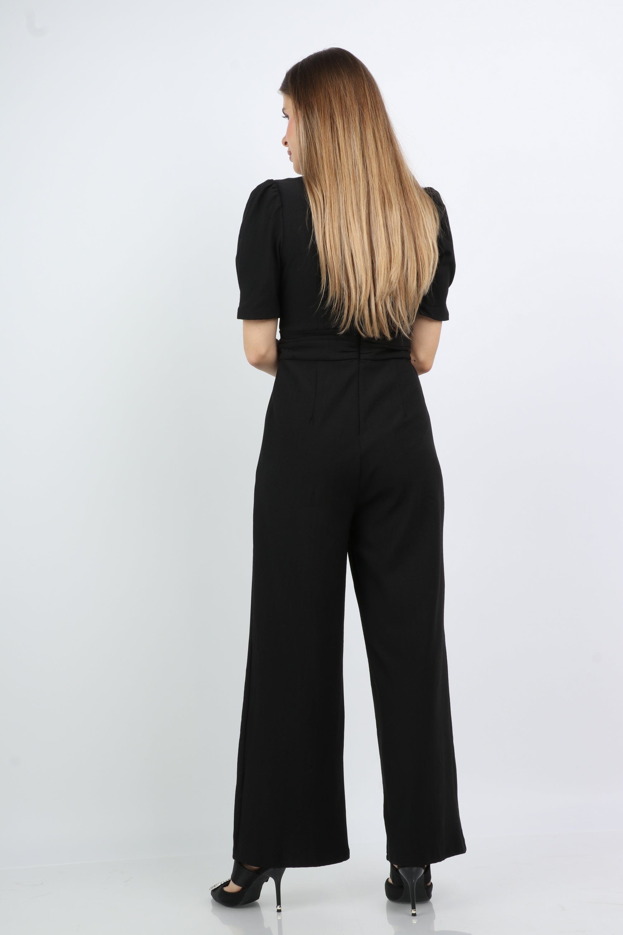 نتشي جبمسوت مخصر سبعة كم منفوع بنطلون طويل بجيوب نسائي