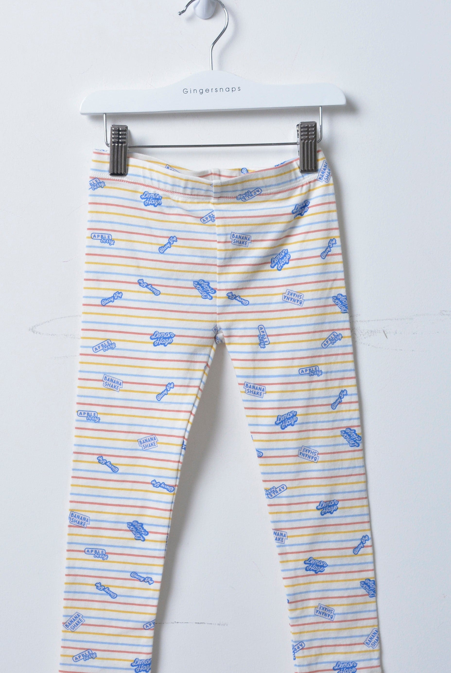 جينجرسنابس بنطلون بناتي مخطط بالعرض بطبعة متعدد الألوان