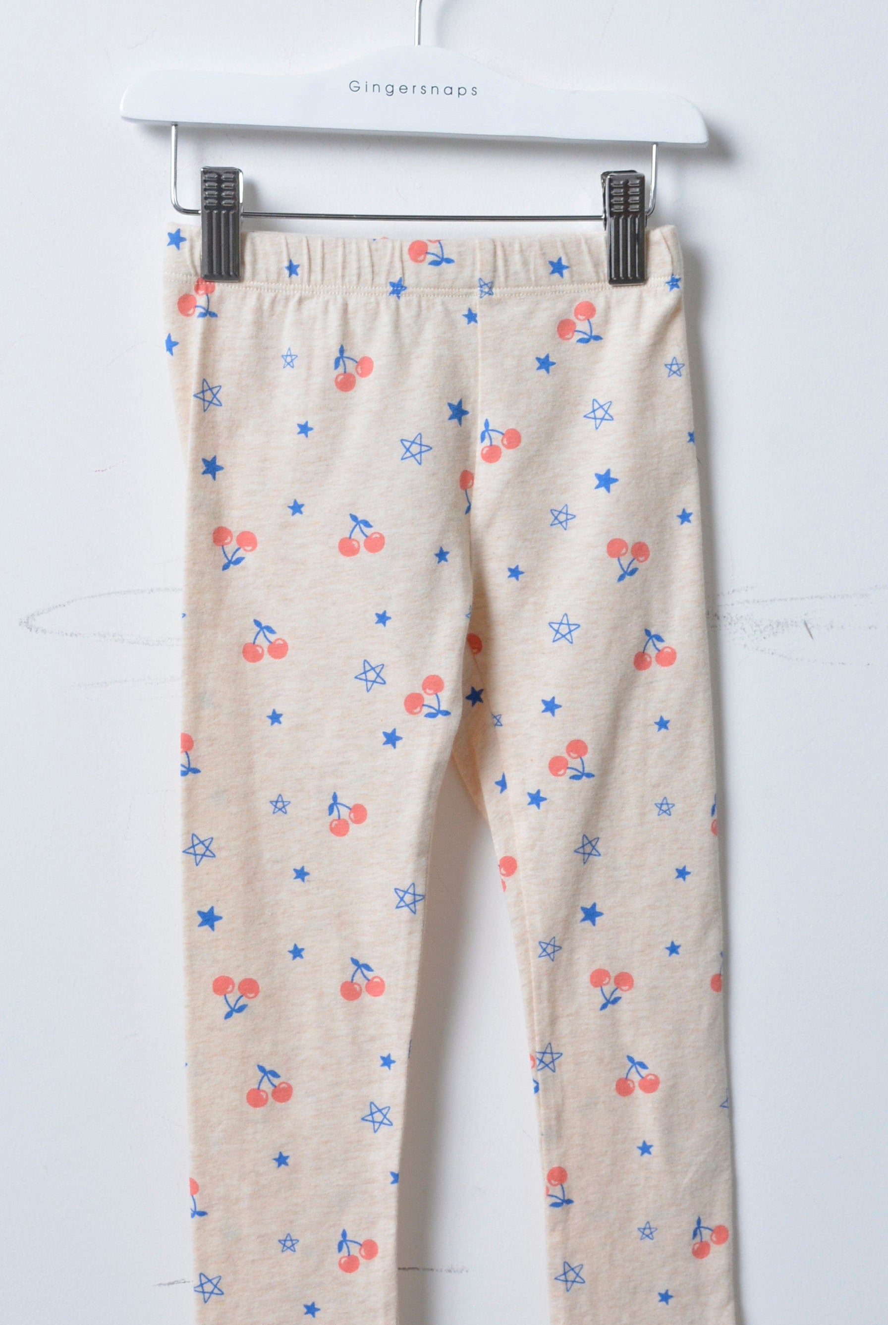 جينجرسنابس بنطلون بناتي بطبعة نجوم وكرز متعدد الألوان