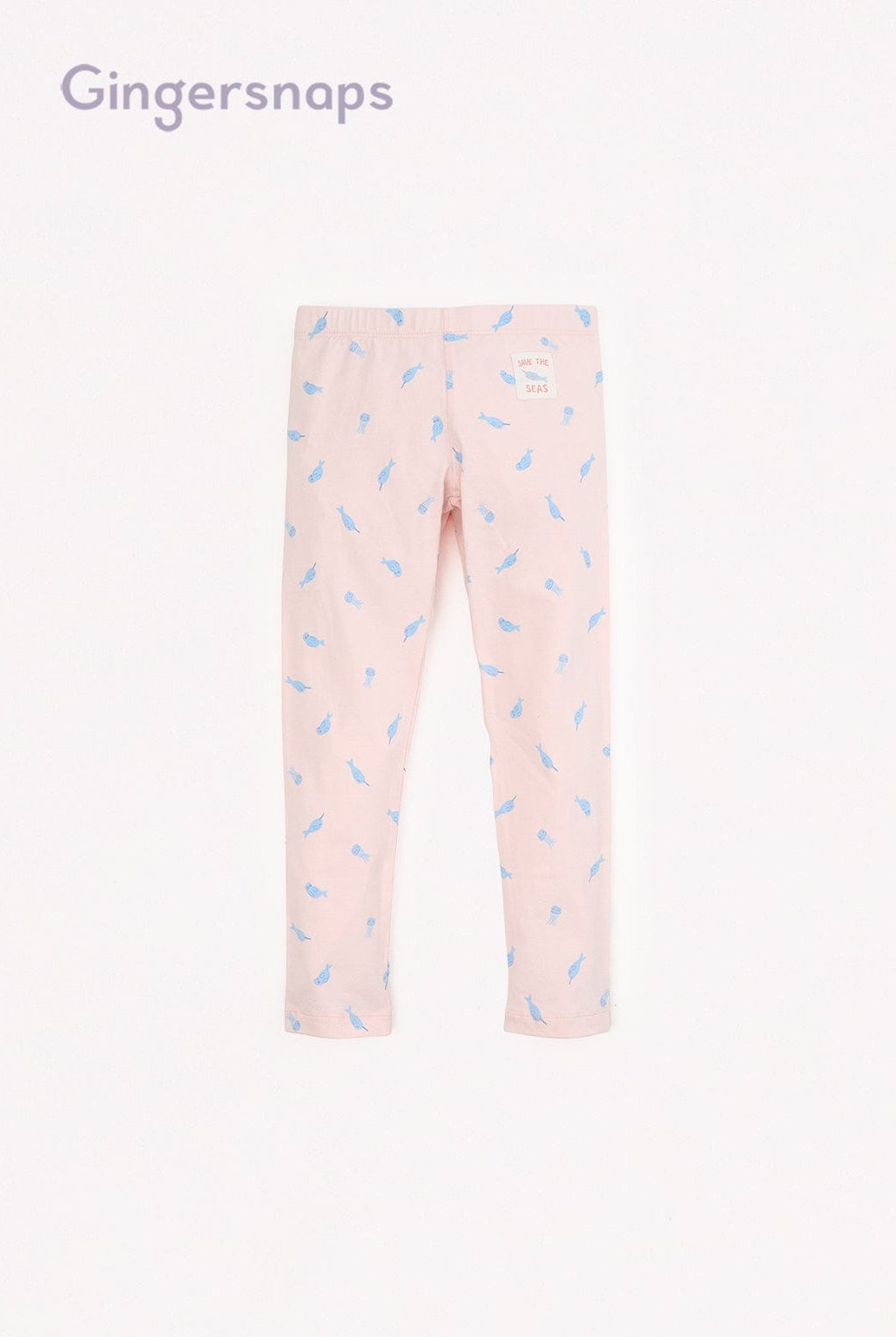 جينجرسنابس بنطلون بناتي منقوش وردي