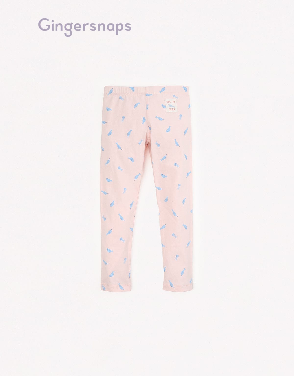 جينجرسنابس بنطلون بناتي منقوش وردي