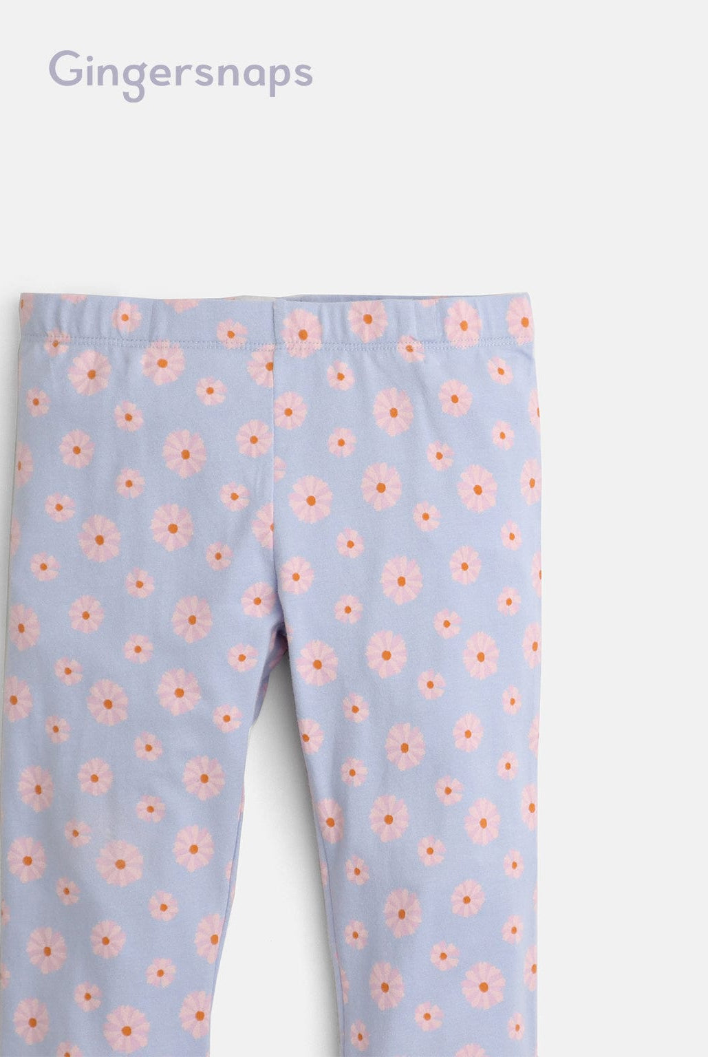 جينجرسنابس بنطلون بناتي منقوشة بورد أزرق