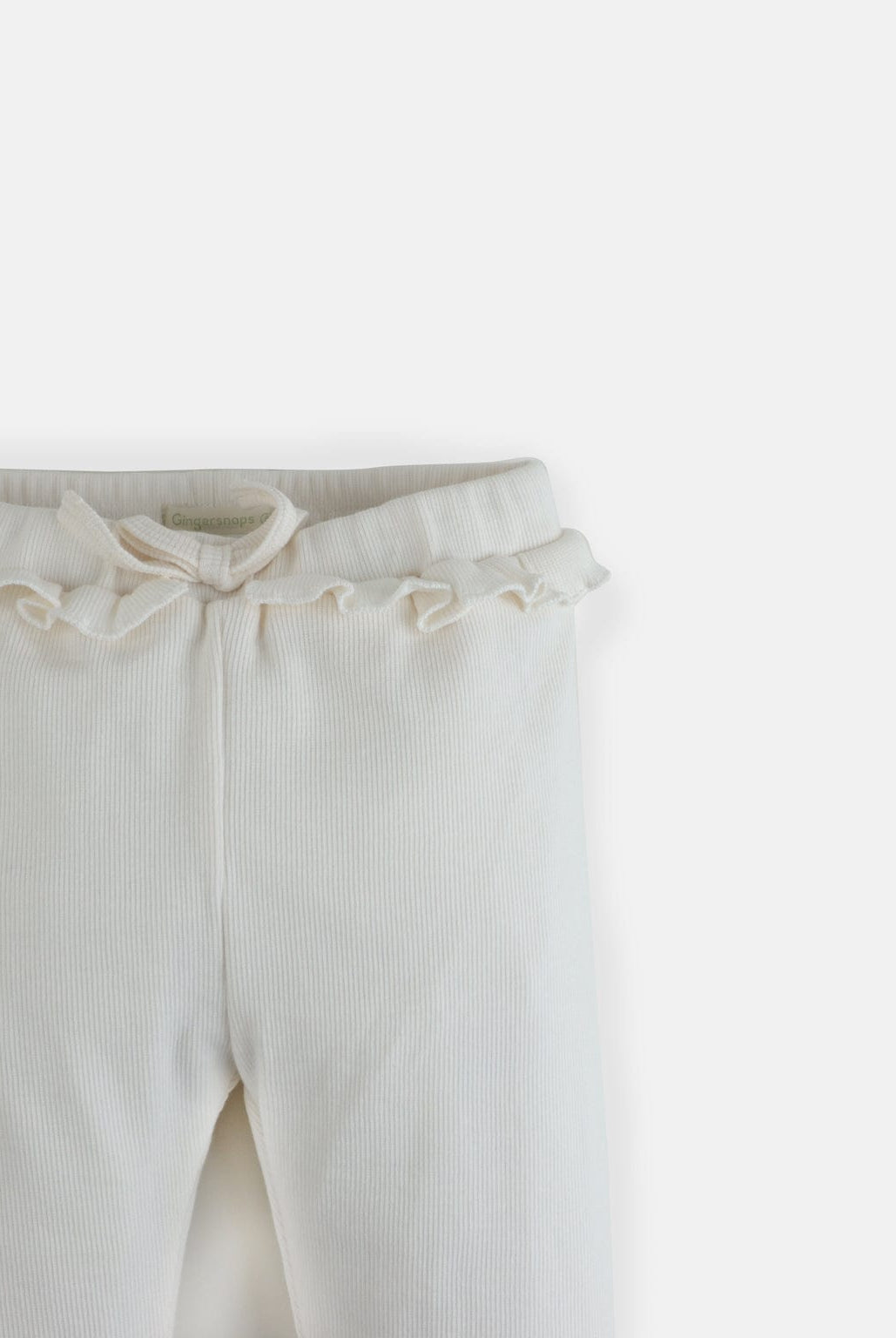 جينجرسنابس ليقنز سادة بكشكة على الخصر بناتي أوف وايت