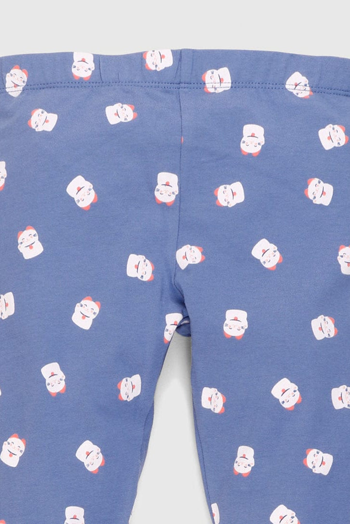 جينجرسنابس بنطلون ليجن منقوش بناتي متعدد الألوان