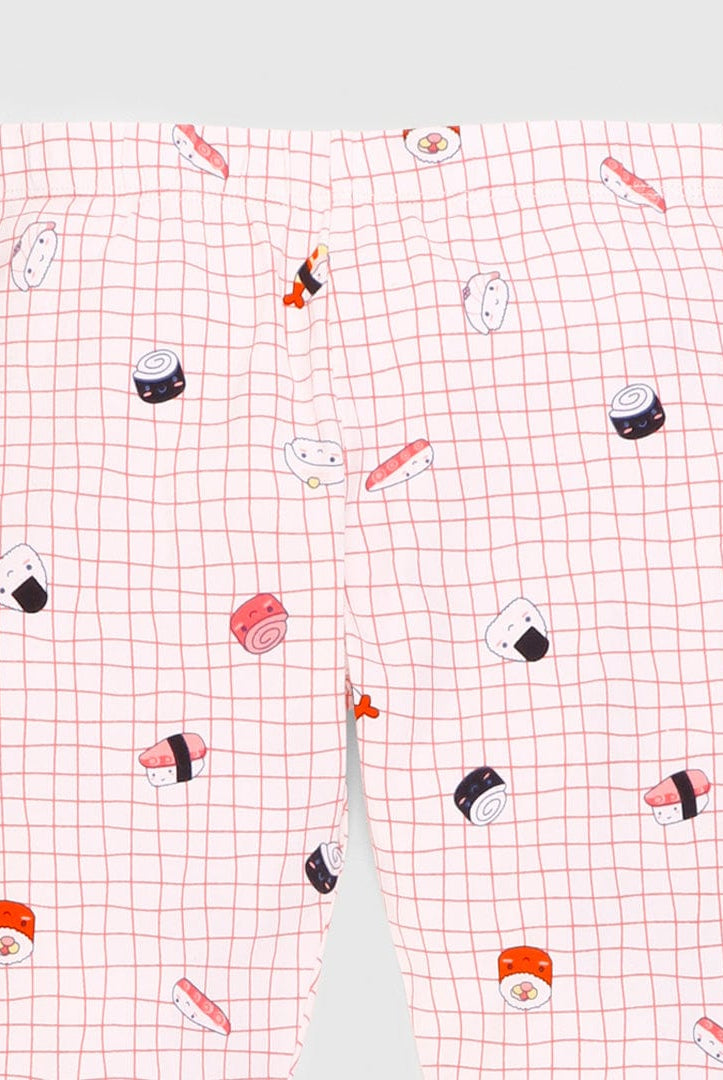 جينجرسنابس بنطلون ليجن كاروهات منقوش بناتي متعدد الألوان