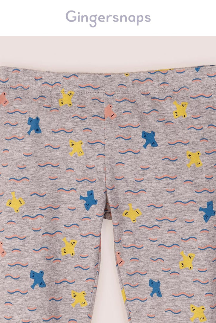 جينجرسنابس ليقنز بناتي منقوش متعدد الألوان