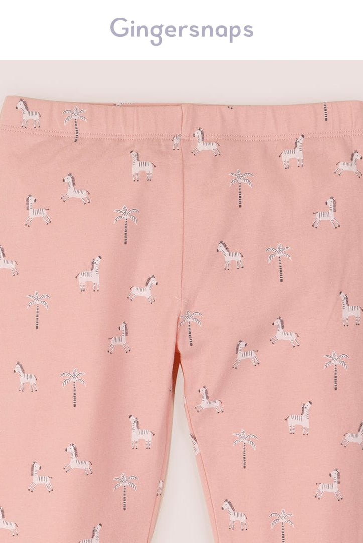 جينجرسنابس ليقنز بناتي بطبعة حصان أحمر بنفسجي