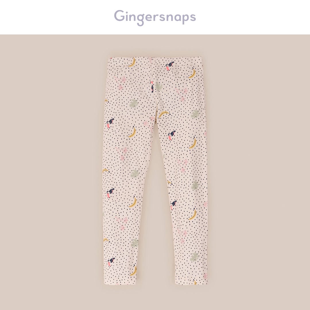 جينجرسنابس ليقنز بناتي منقط بطبعة متعدد الألوان