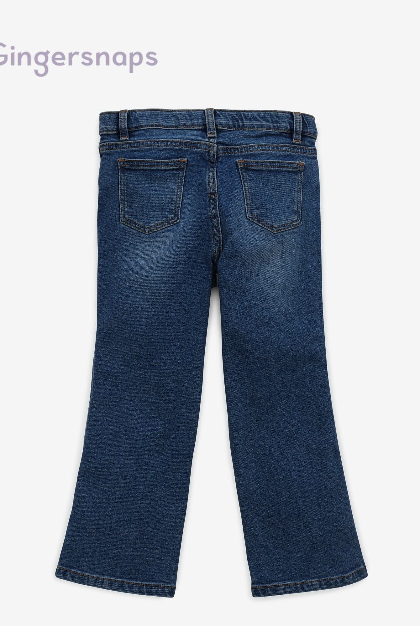 جينجرسنابس بنطلون اطفال بناتي جينز بطبعات أزرق فاتح