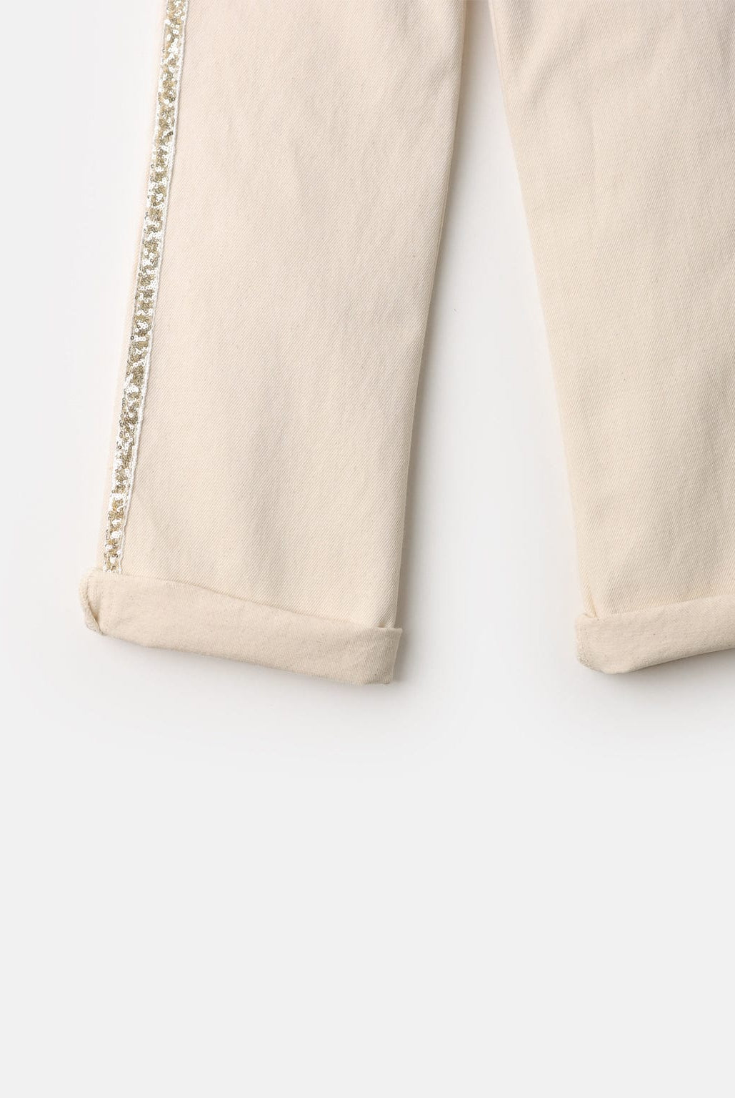 جينجرسنابس بنطلون بخطوط خرز على الجانبين بناتي أوف وايت