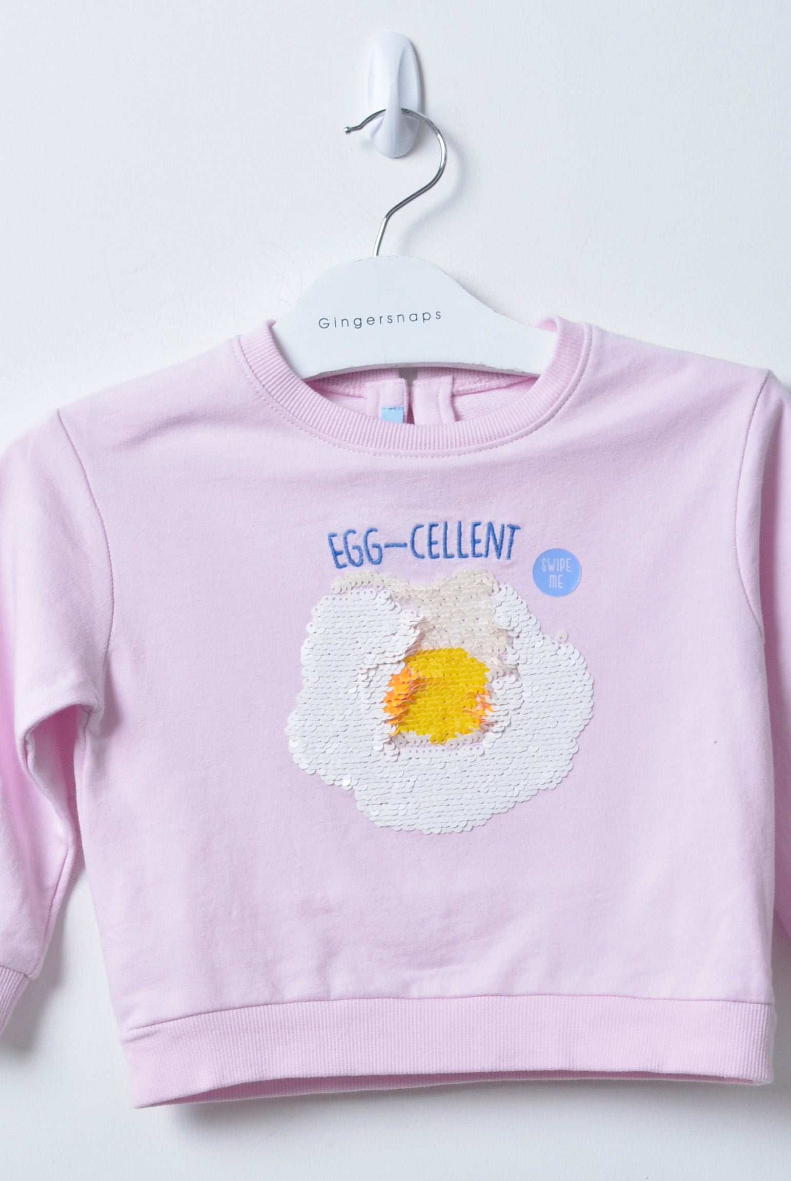 جينجرسنابس بلوزه بناتي بكم بوردة علي الصدر بينك