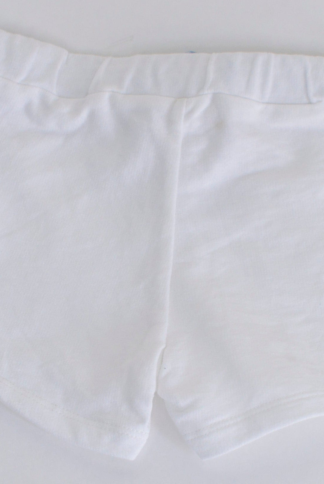 جينجرسنابس شورت بناتي سادة بخطوط جانبية ورباط أوف وايت