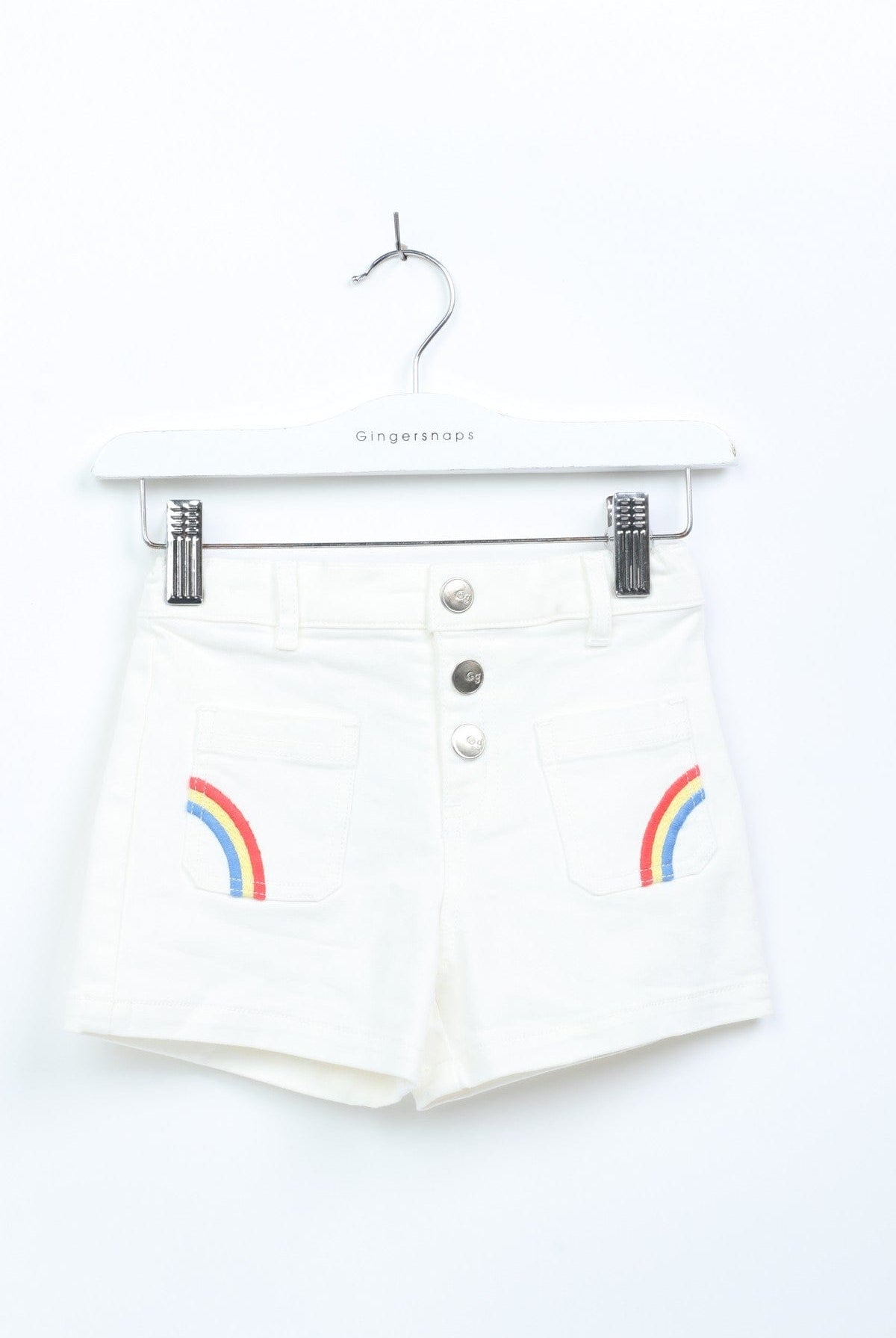 جينجرسنابس شورت جينز أطفال بناتي أوف وايت