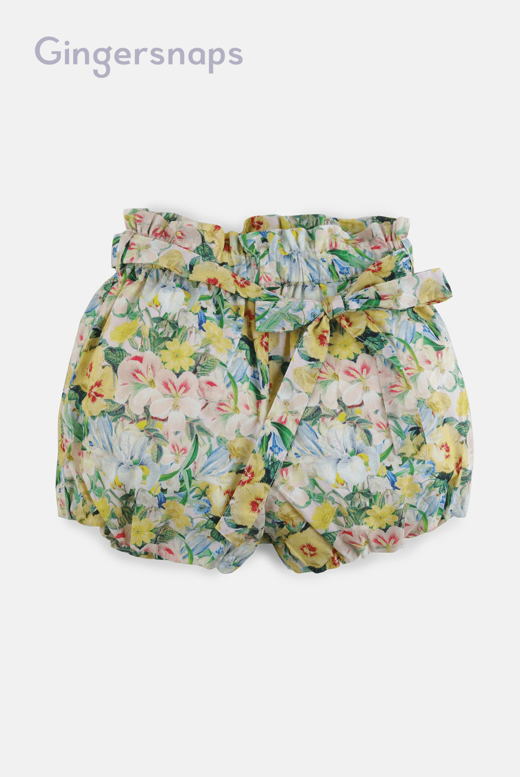 جينجرسنابس شورت بناتي مورد قصير بحزام على الخصر بناتي متعدد الألوان