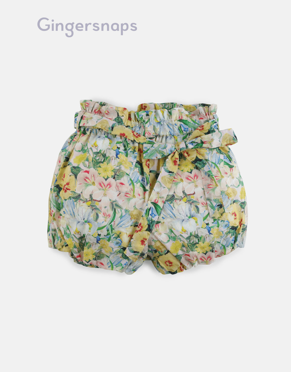 جينجرسنابس شورت بناتي مورد قصير بحزام على الخصر بناتي متعدد الألوان