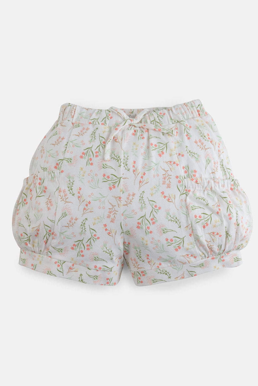 جينجرسنابس شورت بناتي منفوخ بجيوب امامية متعدد الألوان