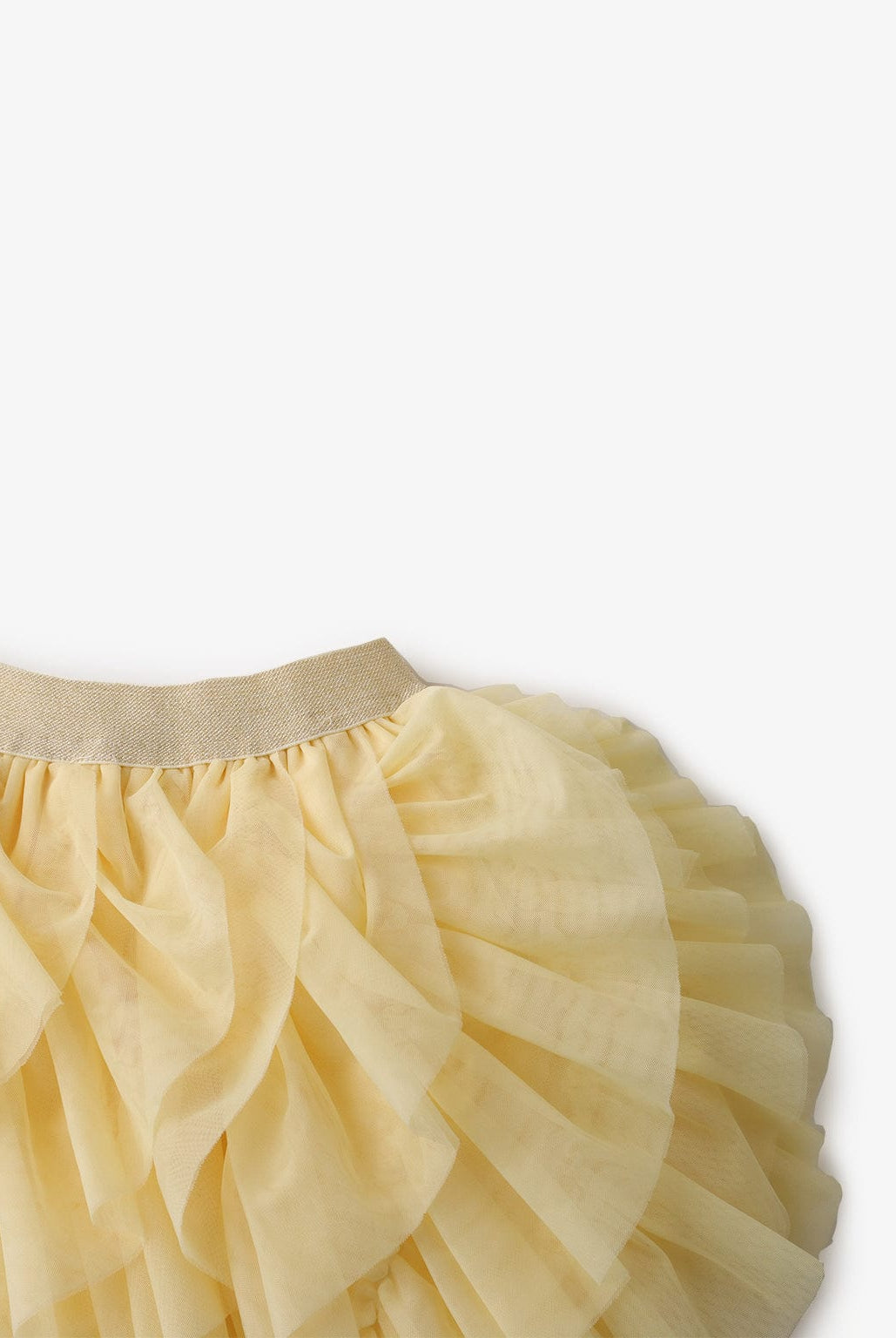 جينجرسنابس تنورة سادة كشكش طبقات بناتي رضع متعدد الألوان