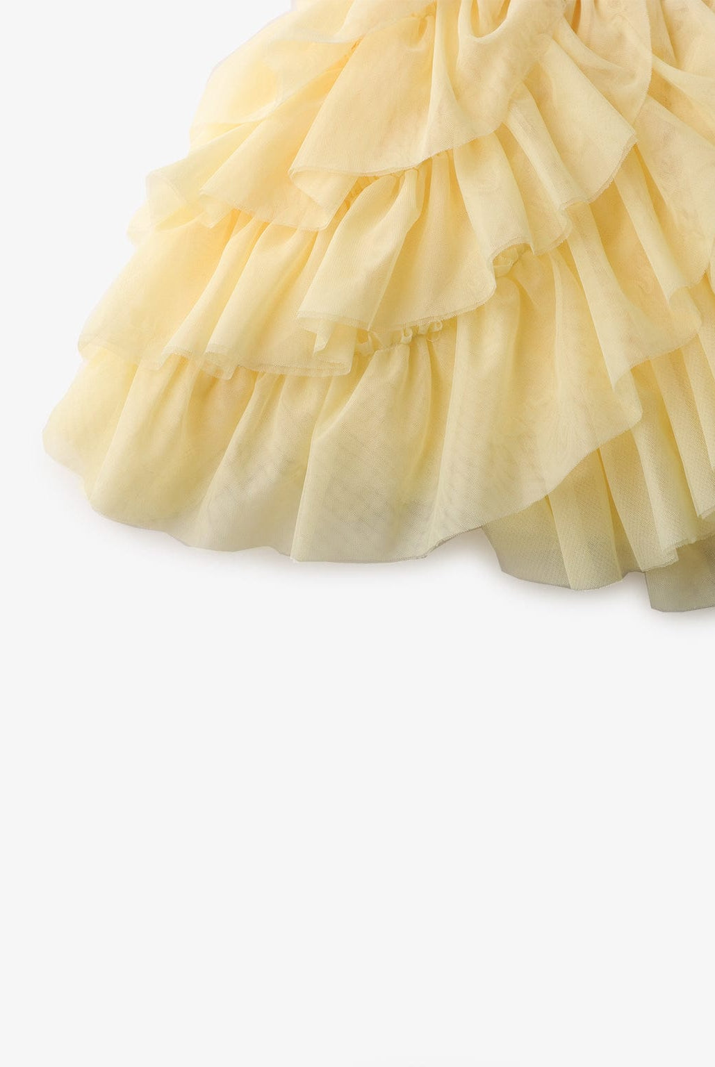 جينجرسنابس تنورة سادة كشكش طبقات بناتي رضع متعدد الألوان