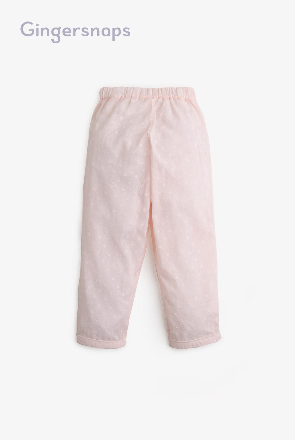 جينجرسنابس بيجامة بلوزة وبنطلون بجيب كم طويل بناتي وردي