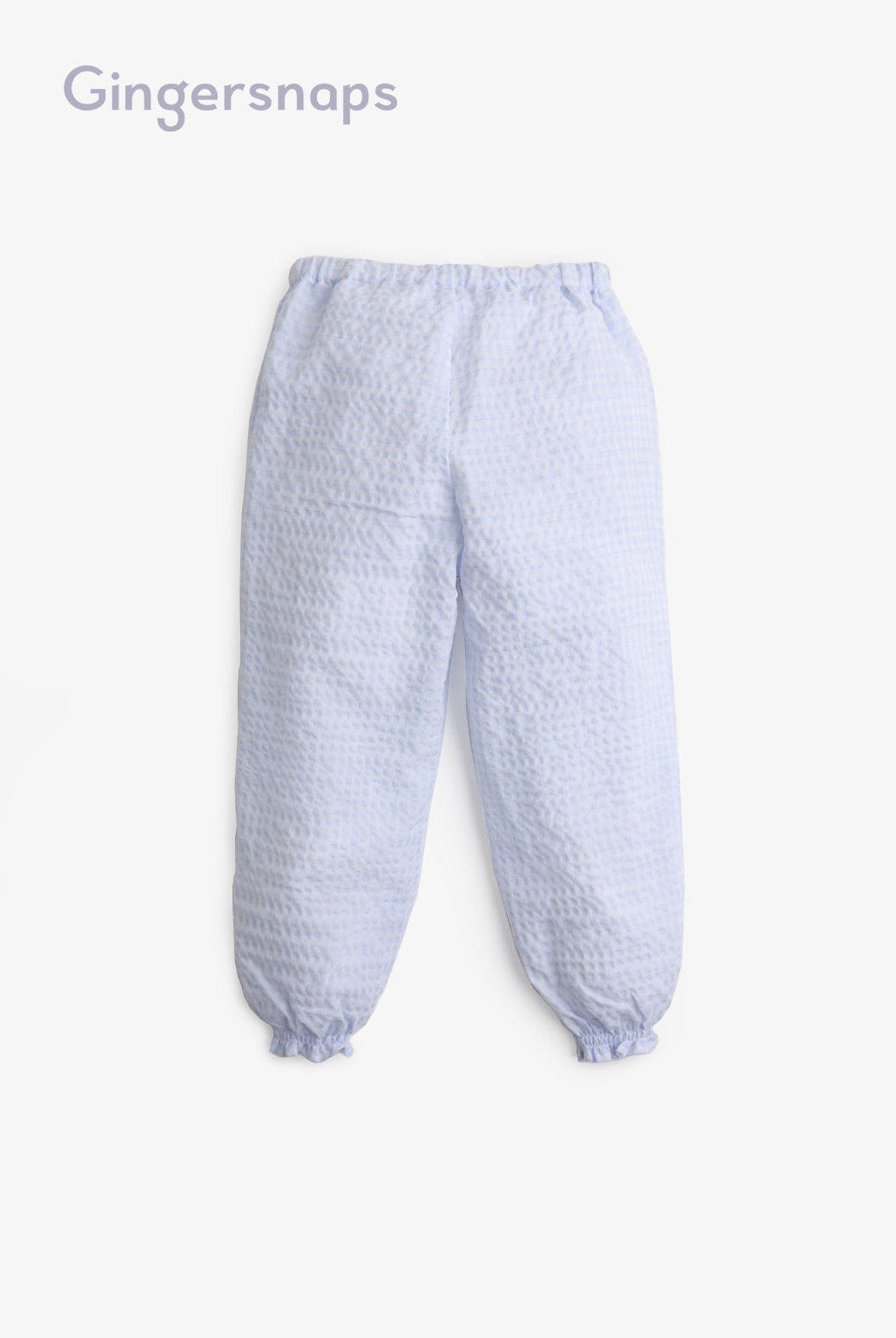 جينجرسنابس بيجامة نوم كم طويل بناتي أزرق