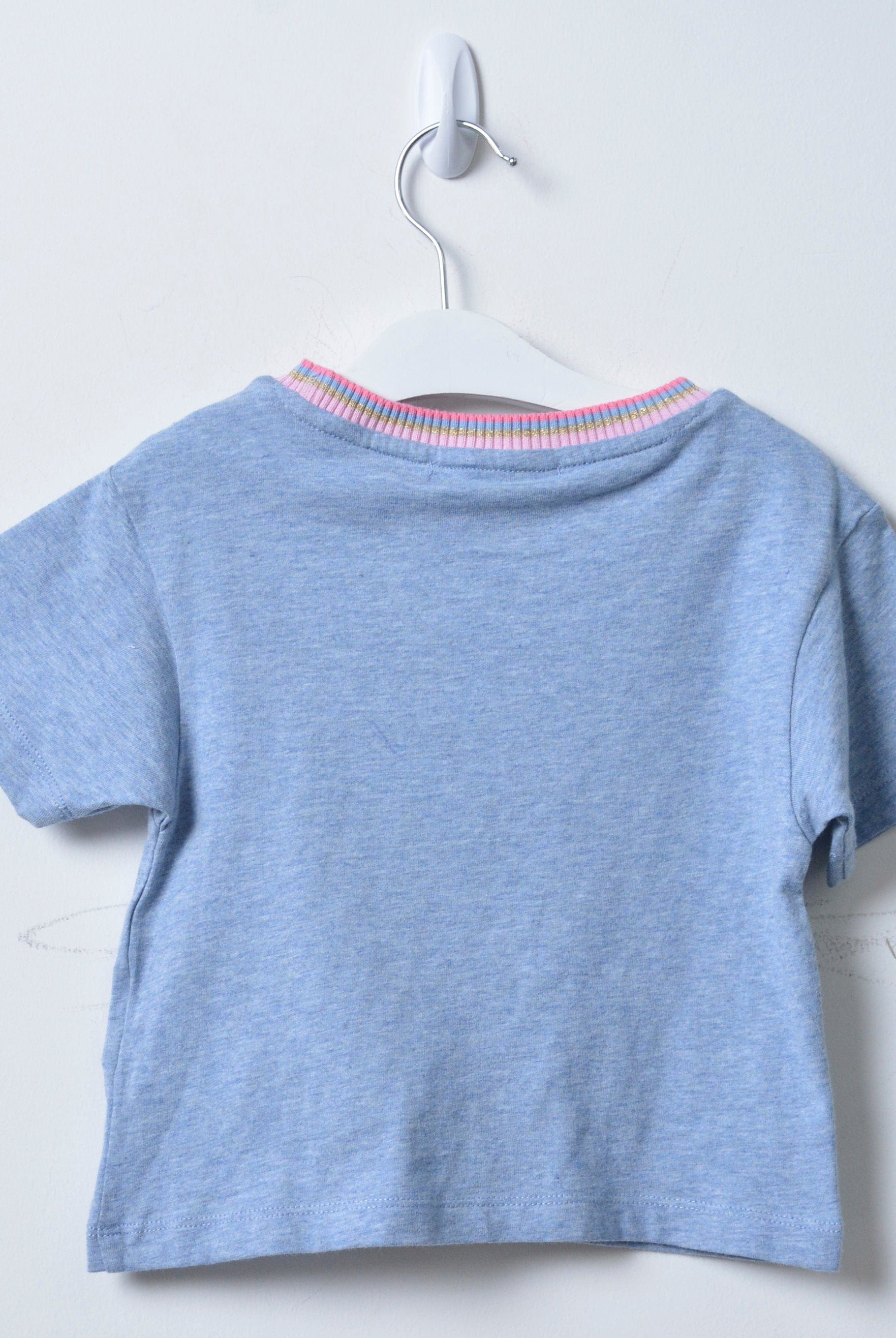 جينجرسنابس بلوزة بناتي نص كم أزرق جينز