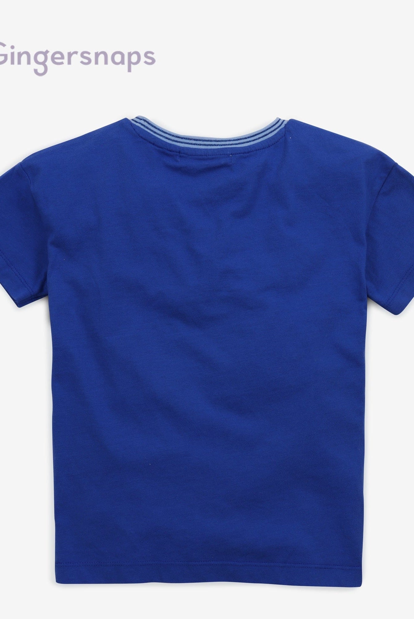 جينجرسنابس تيشيرت مطبوع بناتي أزرق