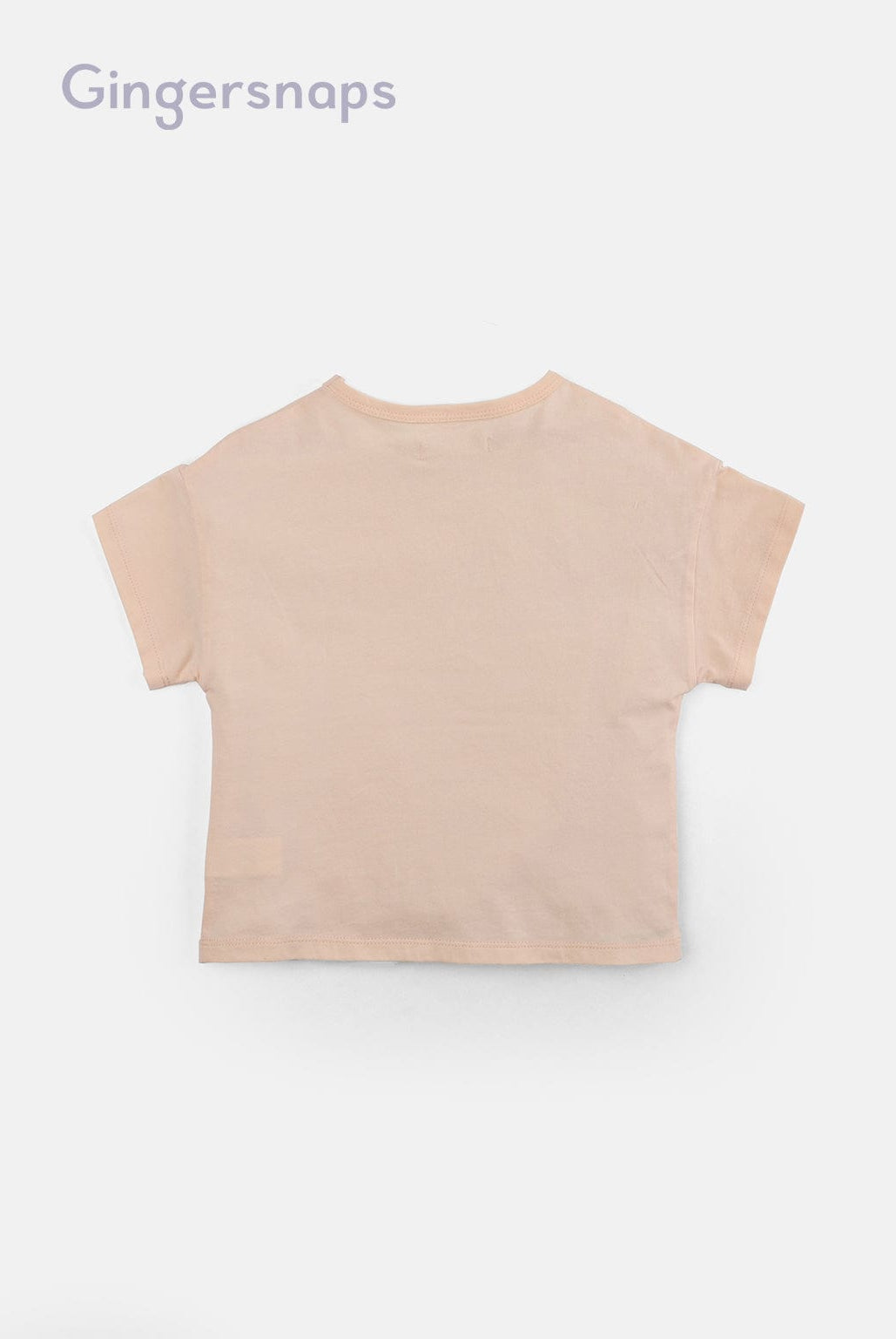 جينجرسنابس تي شيرت بنات بطبعة أيس كريم أحمر بنفسجي