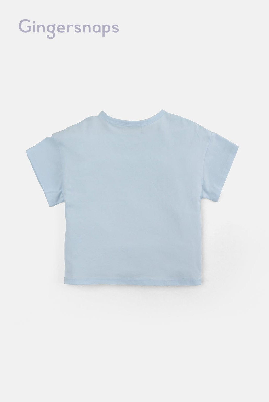 جينجرسنابس تي شيرت بنات بطبعة حلزون أزرق