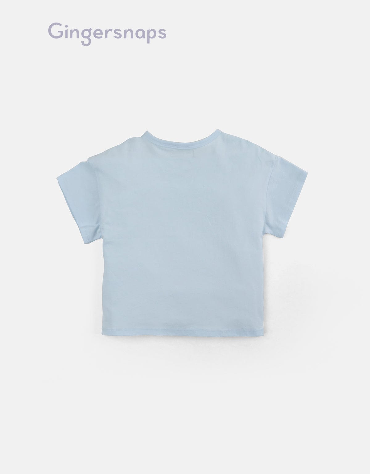 جينجرسنابس تي شيرت بنات بطبعة حلزون أزرق