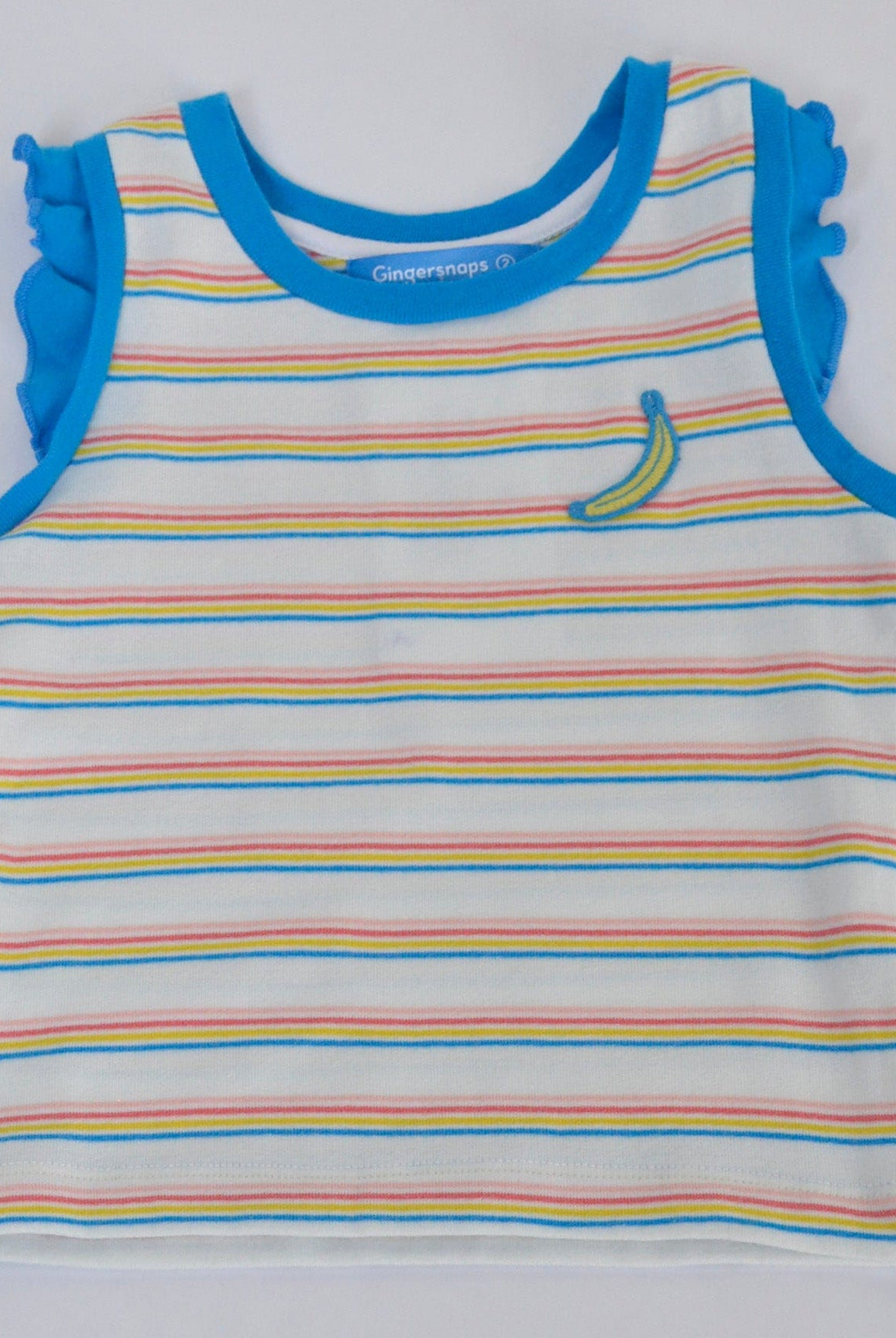 جينجرسنابس بلوزة كت مخطط بالعرض بناتي متعدد الألوان