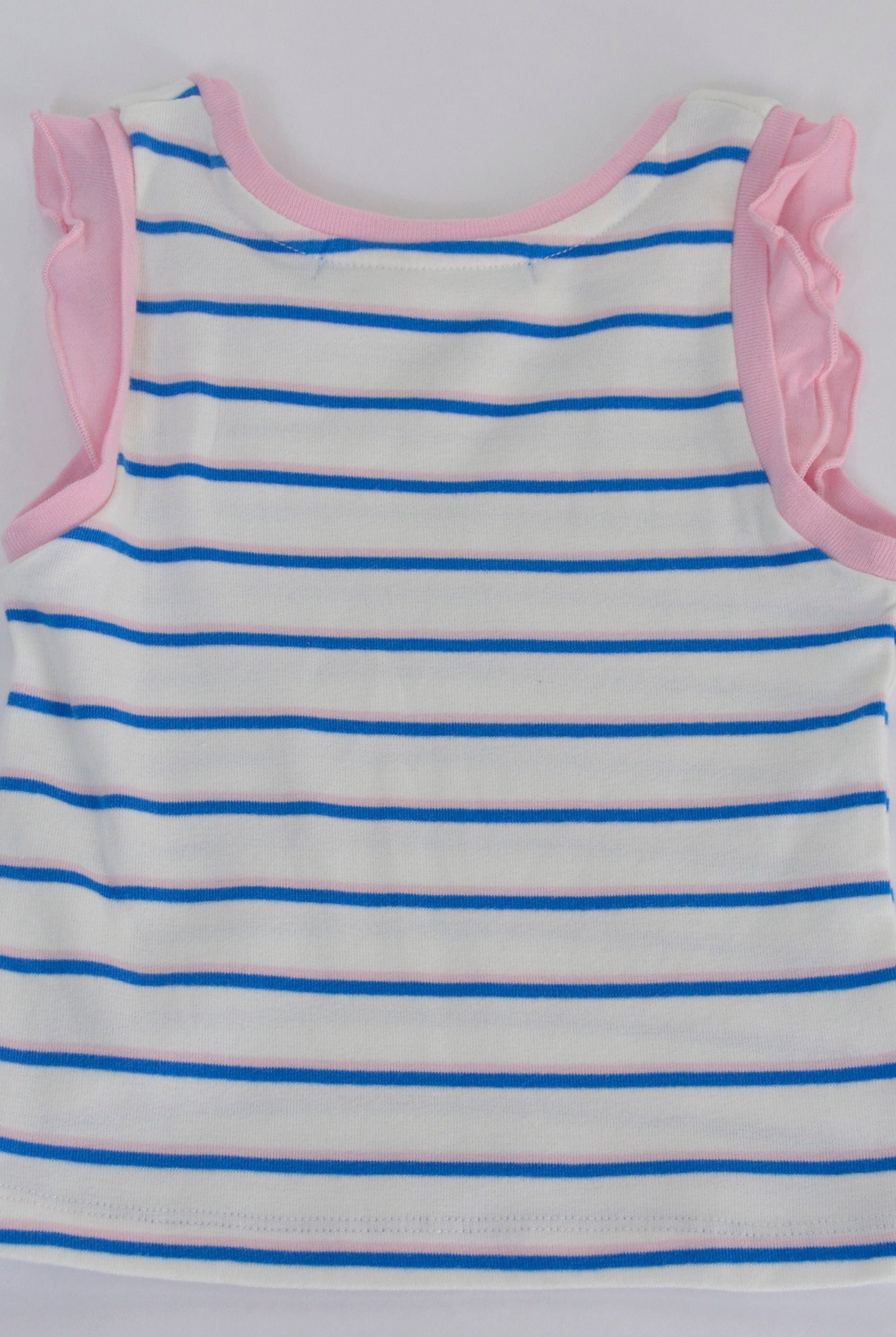 جينجرسنابس بلوزة كت مخططة بالعرض بناتي متعدد الألوان