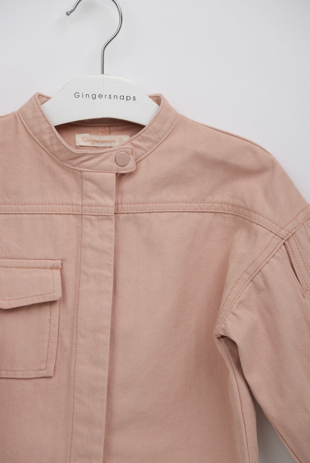 جينجرسنابس طقم بناتي بنطلون سادة وبلوزة واسعة موف