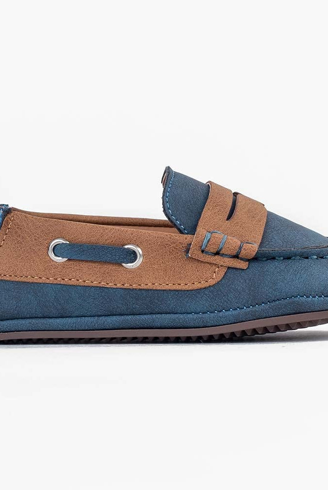 جينجرسنابس حذاء ولادي رضع ملون أزرق داكن/بني