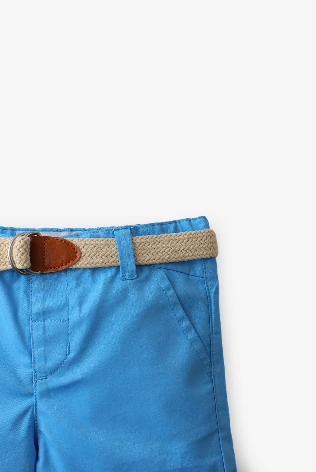 جينجرسنابس شورت سادة ولادي بجيوب جانبية أزرق